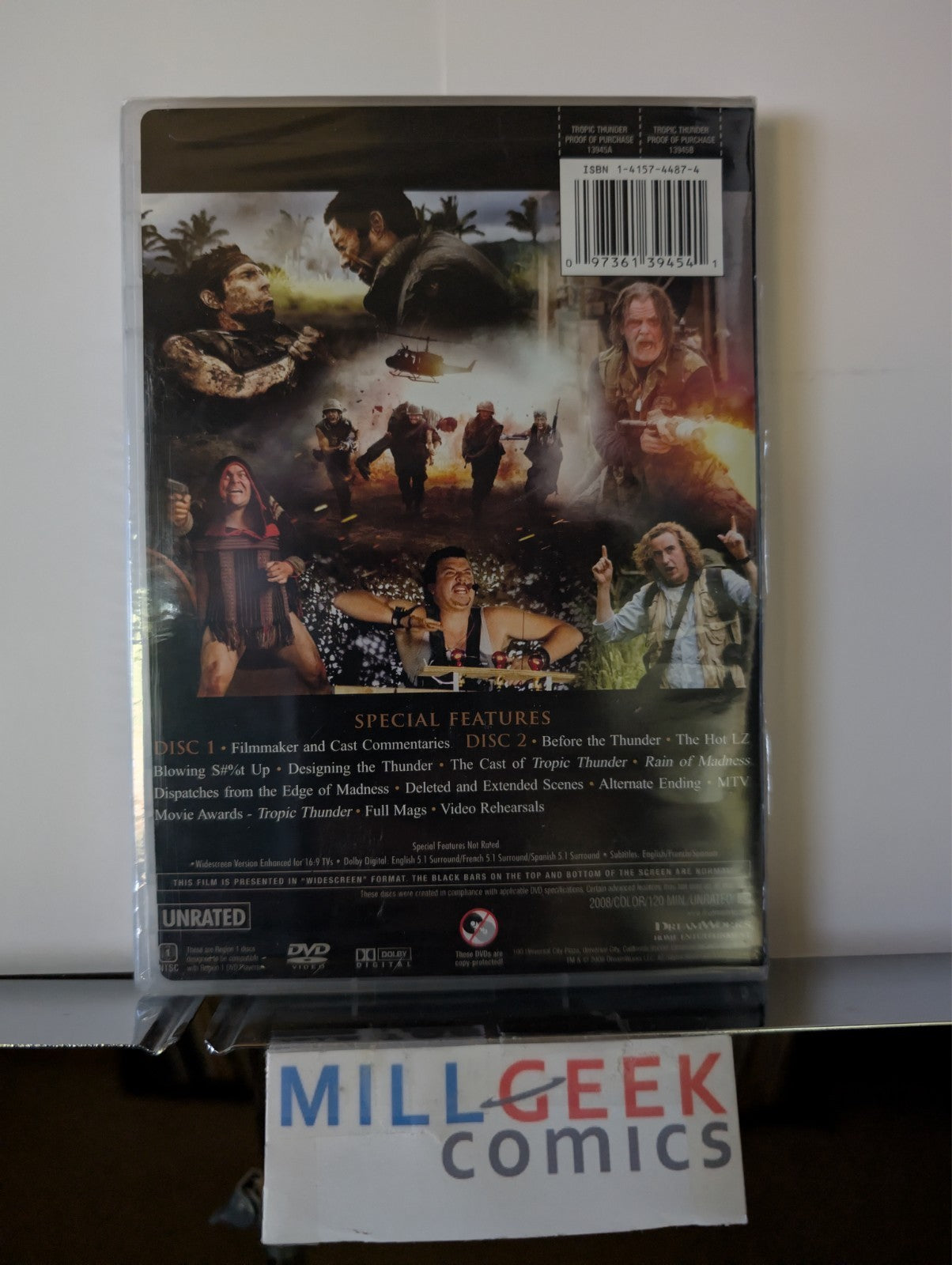 Tropic Thunder (Director's Cut) & Tank Girl, 2 Movie Set (DVD) Like New -JD