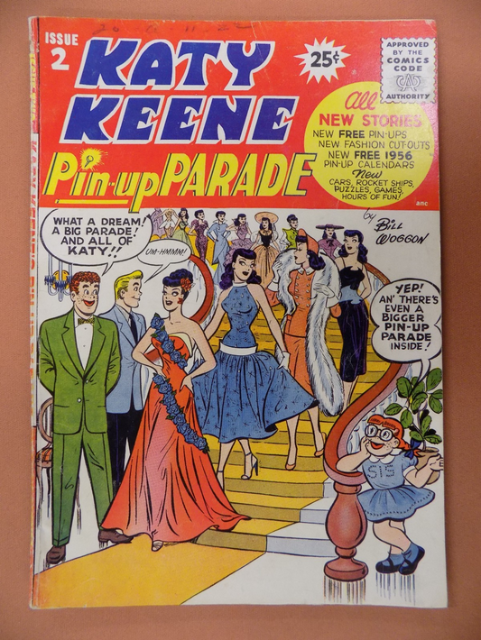 Katy Keene Lot includes #17 from 1954, Fashion Book #13, Pin-up Parade #2 + more
