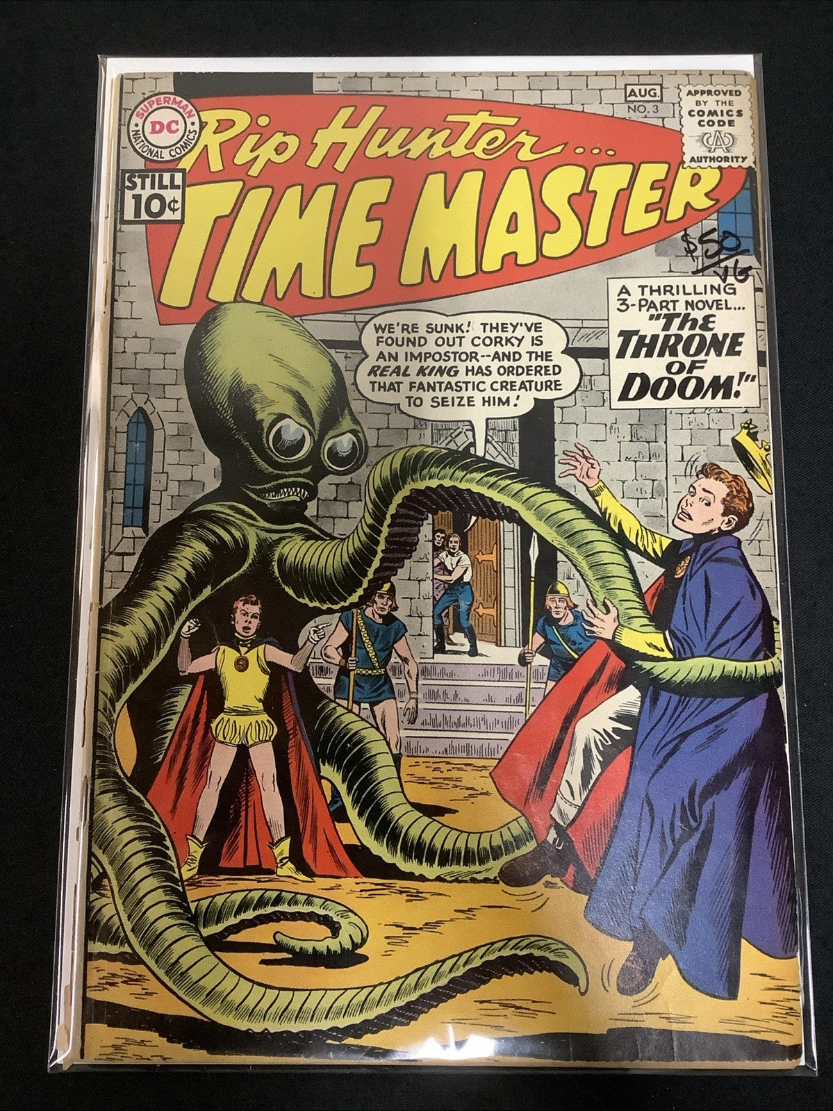 Rip Hunter...Time Master #3 (DC 1961) 4.0 (VG) See Photos For Graders Notes