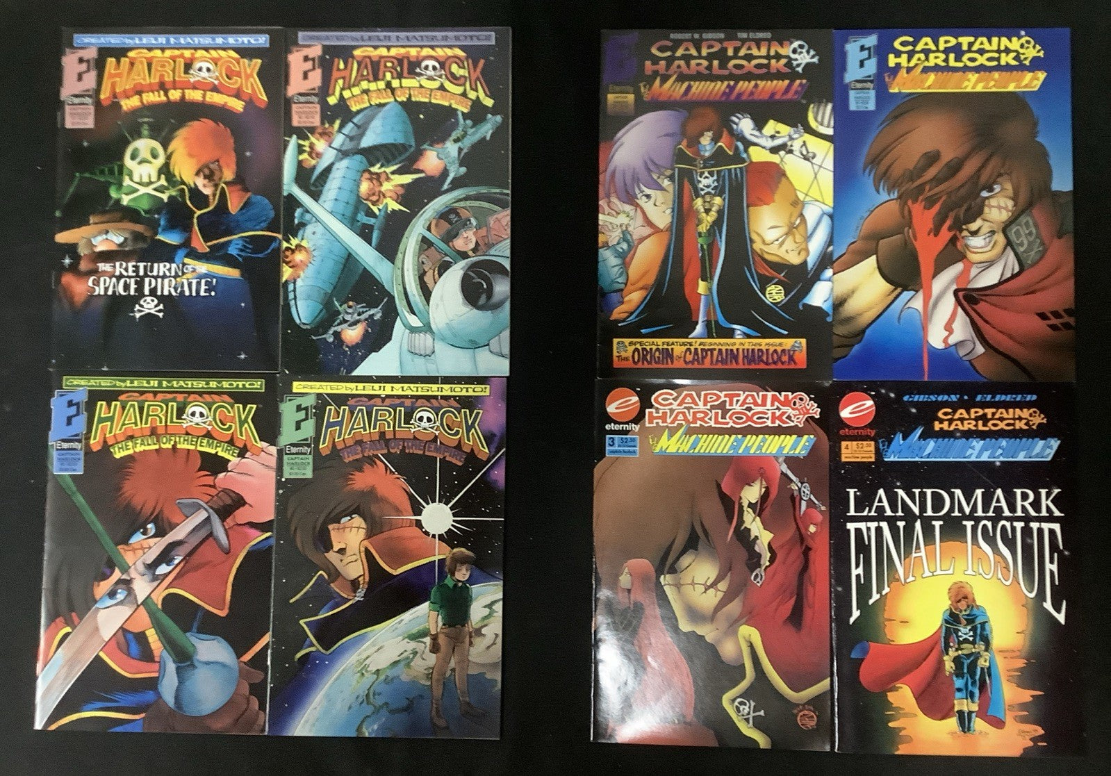 Captain Harlock Comic Bundle: See Photos And Description, 28 Comics Total