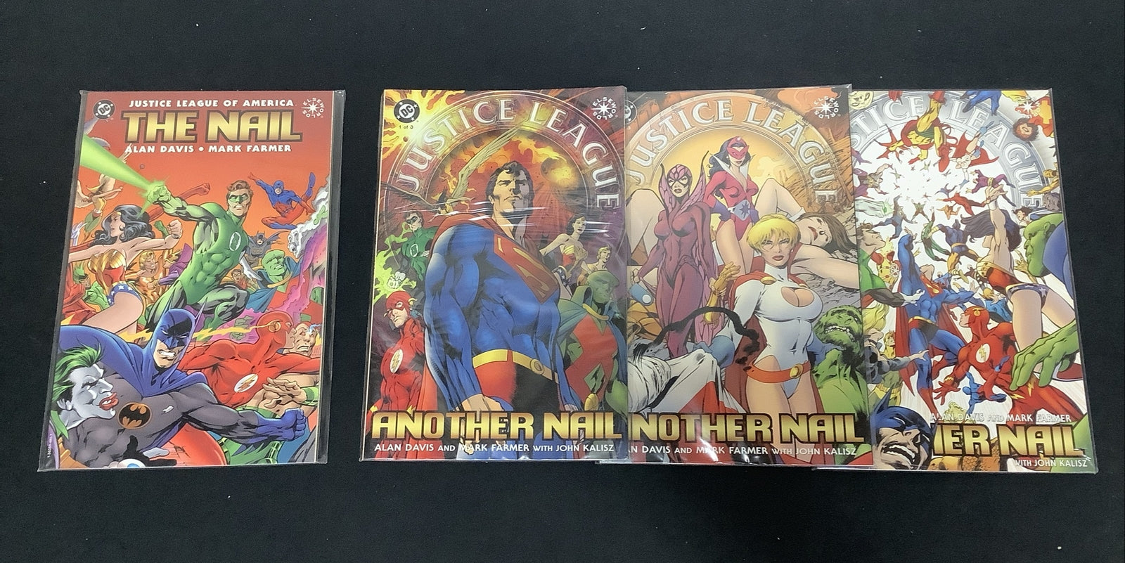 Justice League: The Nail TPB, and Another Nail #1-3 DC Comics Lot, Elseworld