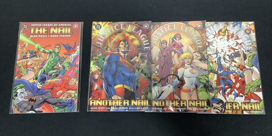 Justice League: The Nail TPB, and Another Nail #1-3 DC Comics Lot, Elseworld