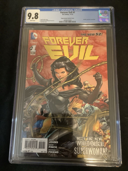 Forever Evil Variant Set, CGC Graded, Ivan Reis Superwoman/Owlman/Ultraman, 2013