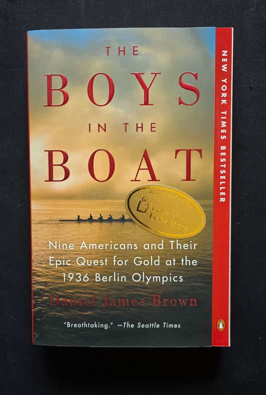 The Boys In The Boat by Daniel James Brown (SIGNED 1st Ed 2013) - JD