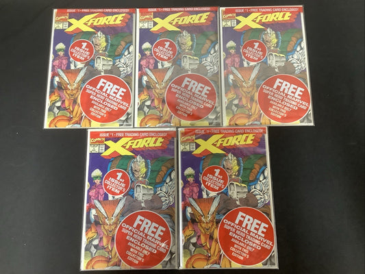X-Force Comic Lot: See Description And Photos For Details, 84 Comics Total