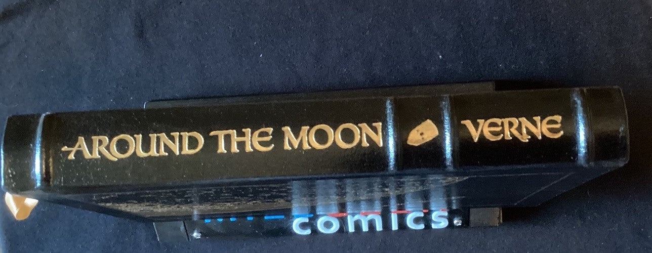 Around The Moon, Jules Verne, Easton Press Collector's Edition, 1988, Leather JD