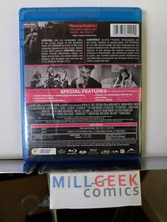 Control, Joy Division Anton Corbijn (Blu-Ray) RARE OOP -JD