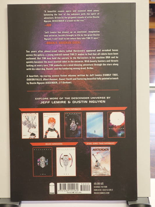 Descender TPB v.1: Tin Stars Jeff Lemire Dustin Nguyen Image Comics