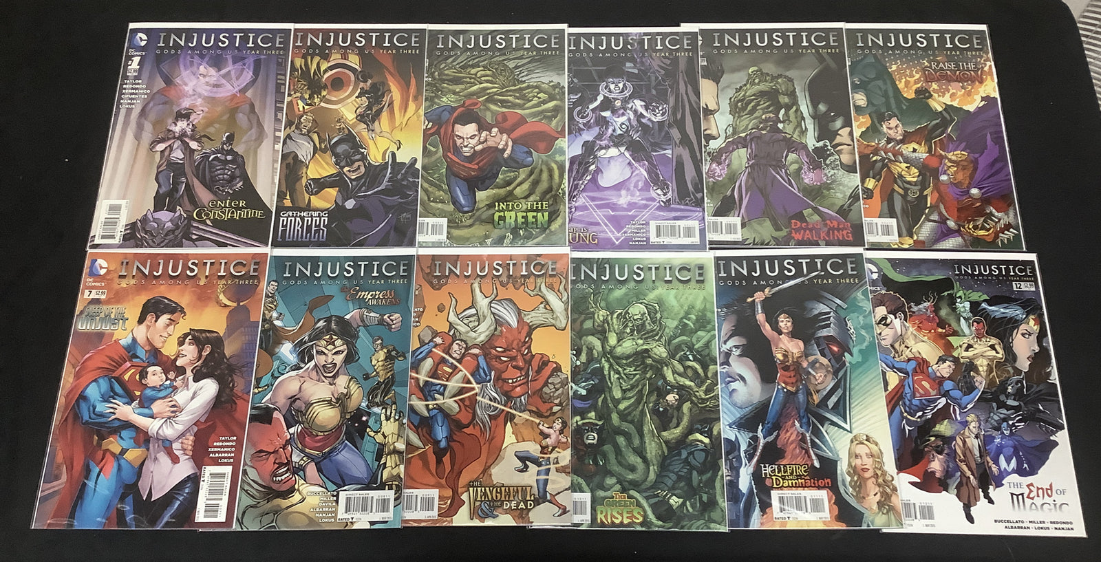 Injustice: Gods Among Us - Year Three #1-12 Comic Set, 1st App Supergirl (Lara)