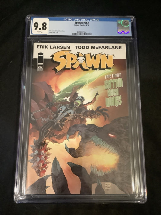 Spawn #262 (Image Comics) CGC Graded 9.8 (NM/M) Erik Larsen, Todd McFarlane