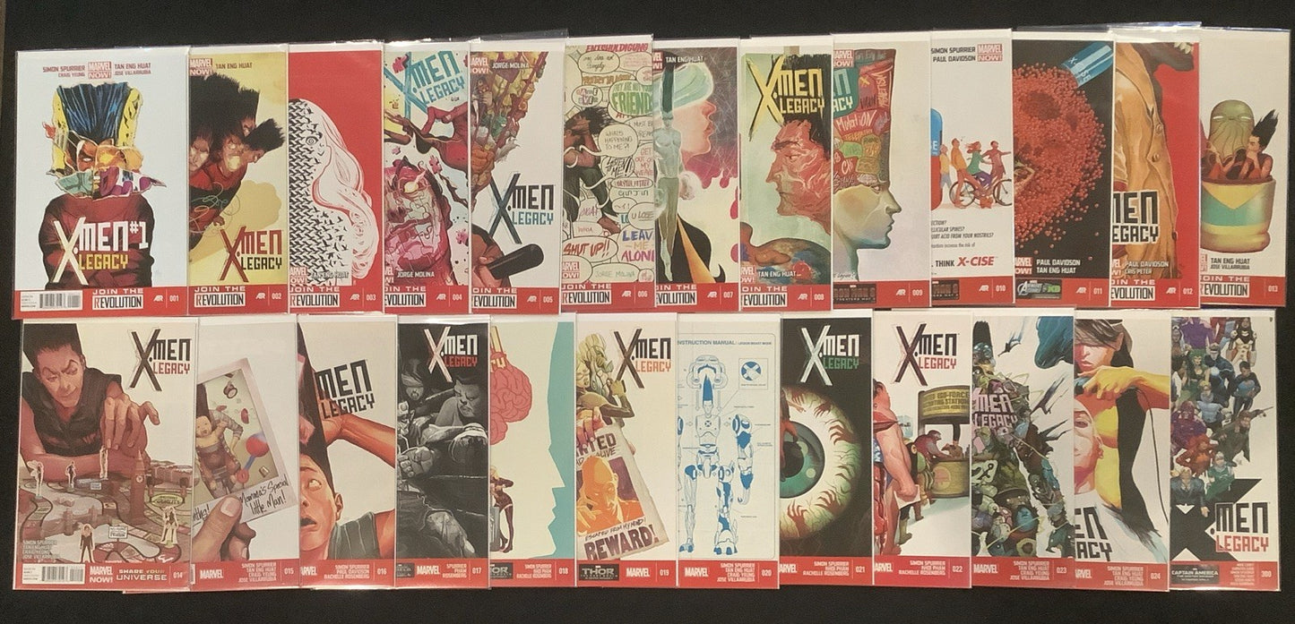 X-Men Legacy #1-24 + #300 Complete Comic Series, Marvel, Simon Spurrier, 2013