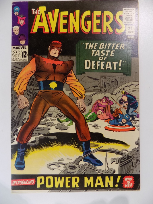 Avengers #21 Marvel Comic October 1965 Fine+