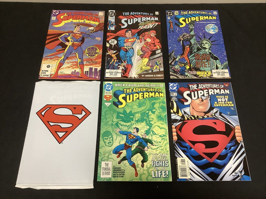 Adventures Of Superman #424-614 + #0, #1 Million, Annuals #7-9 Comic Lot