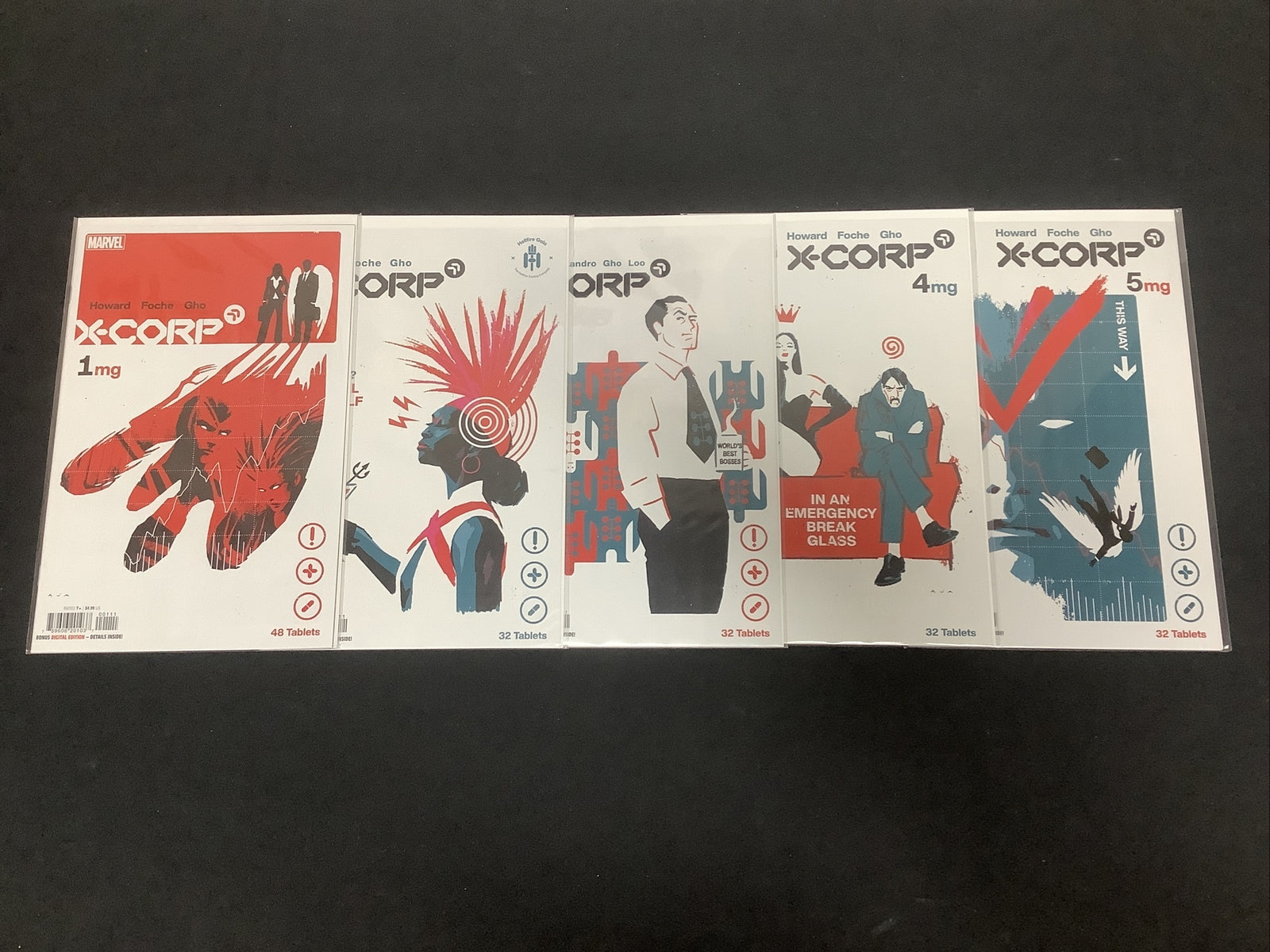 X-Corp #1-5 Complete Comic Mini-Series, Marvel Comics, Tini Howard
