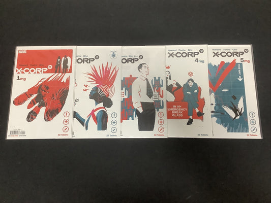 X-Corp #1-5 Complete Comic Mini-Series, Marvel Comics, Tini Howard