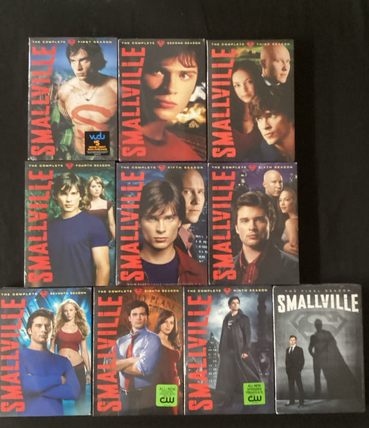 Smallville Complete Series - Seasons 1-10 (DVD) New, Sealed -JD