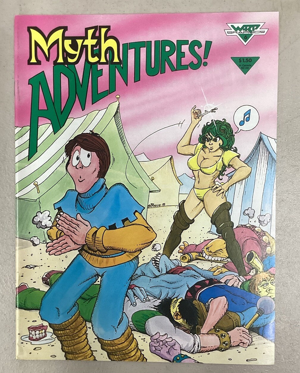Myth Adventures 2-6 (#2 & 4 Signed) Phil Foglio