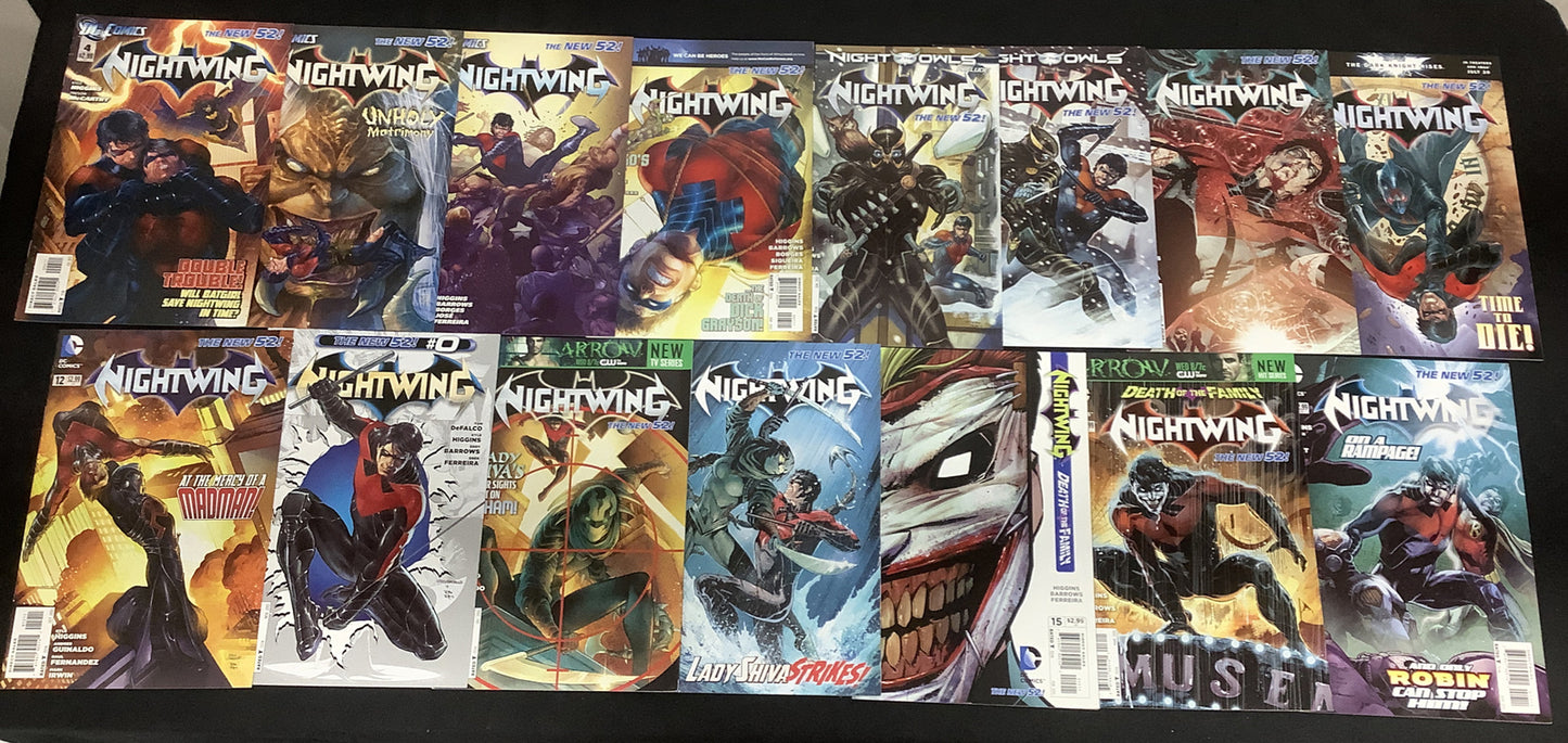 Nightwing #4-17 + #0 Comic Lot, Higgins, DC New 52, Death Of The Family Tie-in