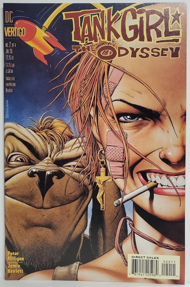 Tank Girl: the Odyssey #1-4 1995 Vertigo DC Milligan Hewlett Bolland Gorillaz