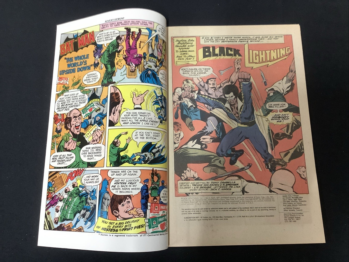 Black Lightning #1 (DC Comics April 1977) VF/NM (9.0) 1st App Black Lightning
