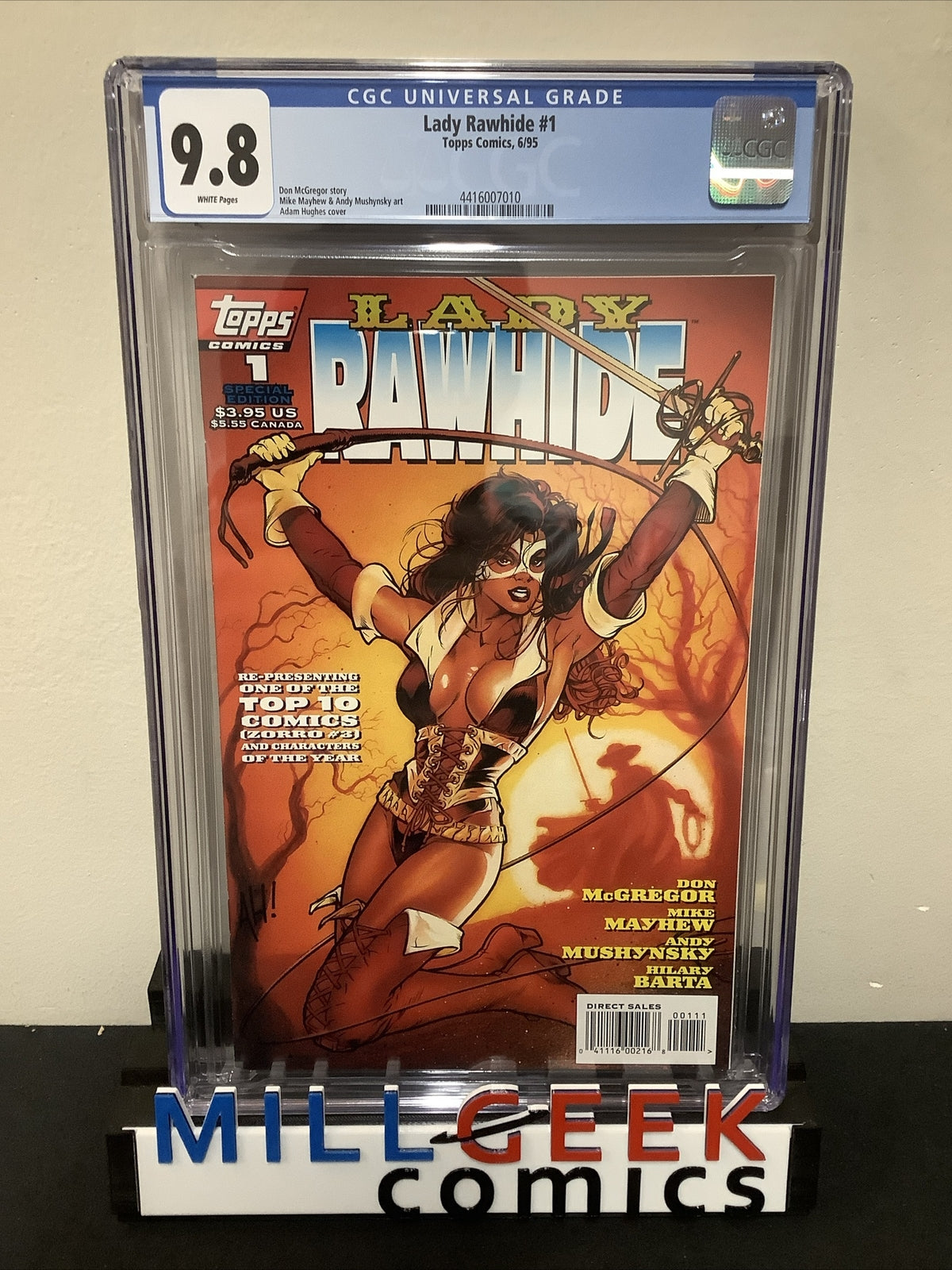 LADY RAWHIDE #1, CGC Graded 9.8 White Pages, Adam Hughes Cover, Special Edition