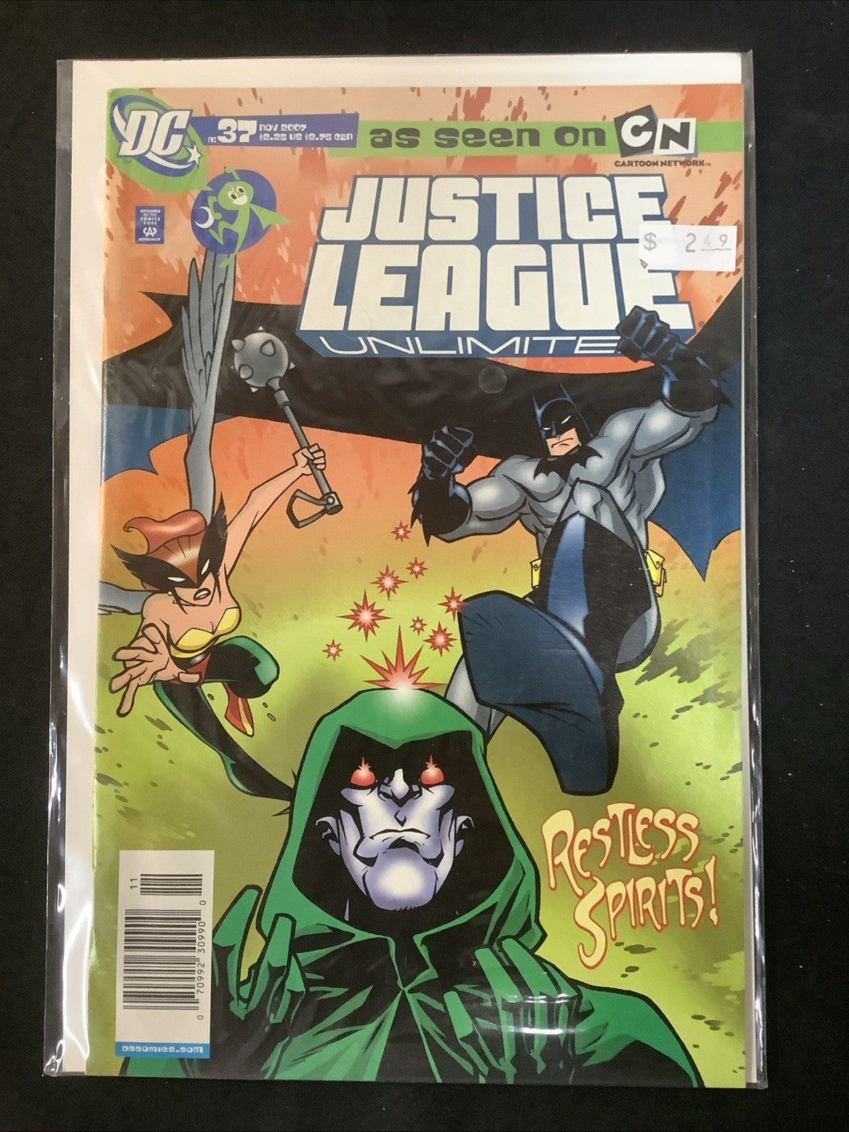 Justice League Unlimited #33-37 Comic Lot, DC Comics, NEWSSTAND COVERS!