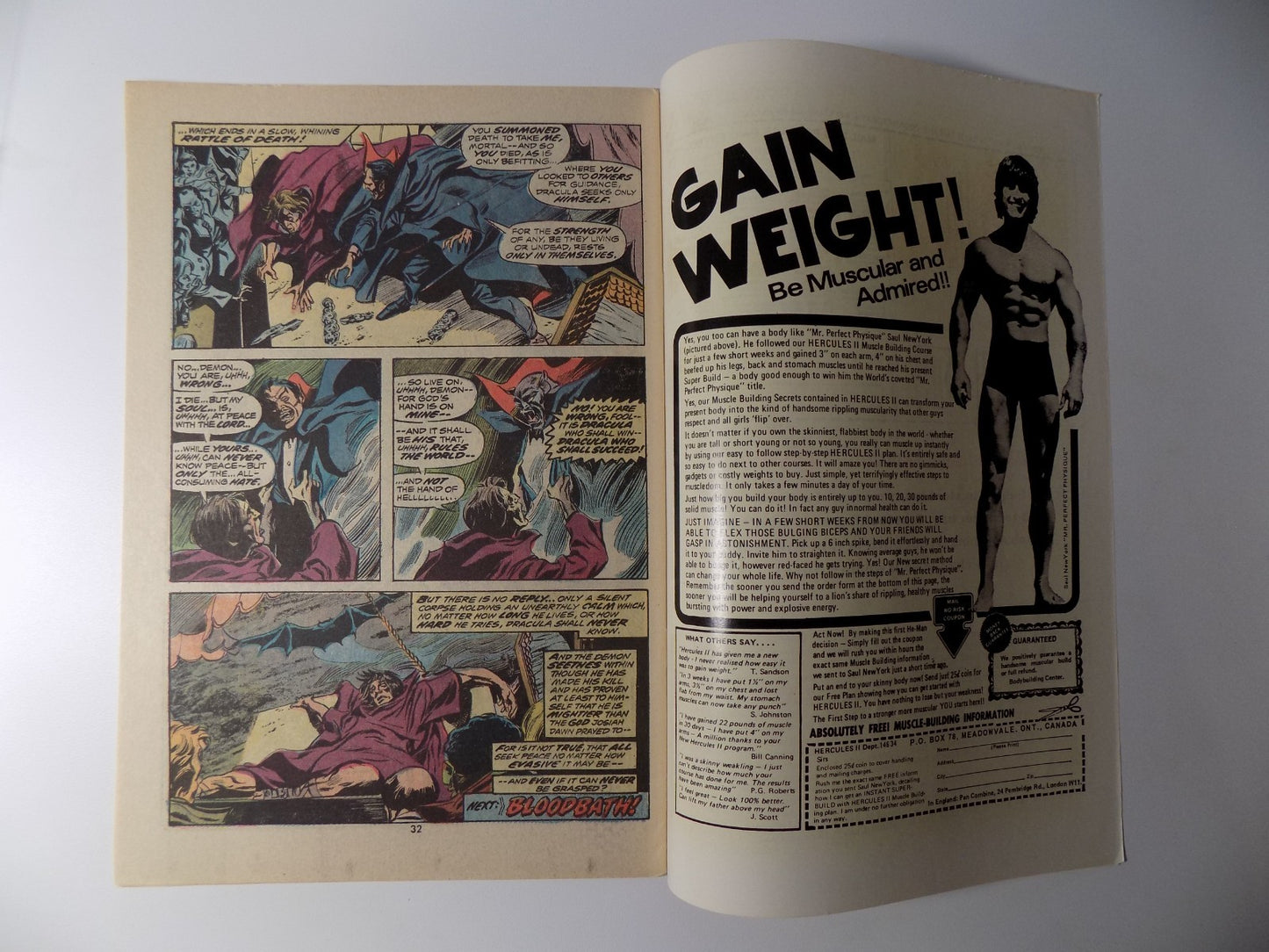 Tomb of Dracula #14 Marvel Comic Very Fine November 1973