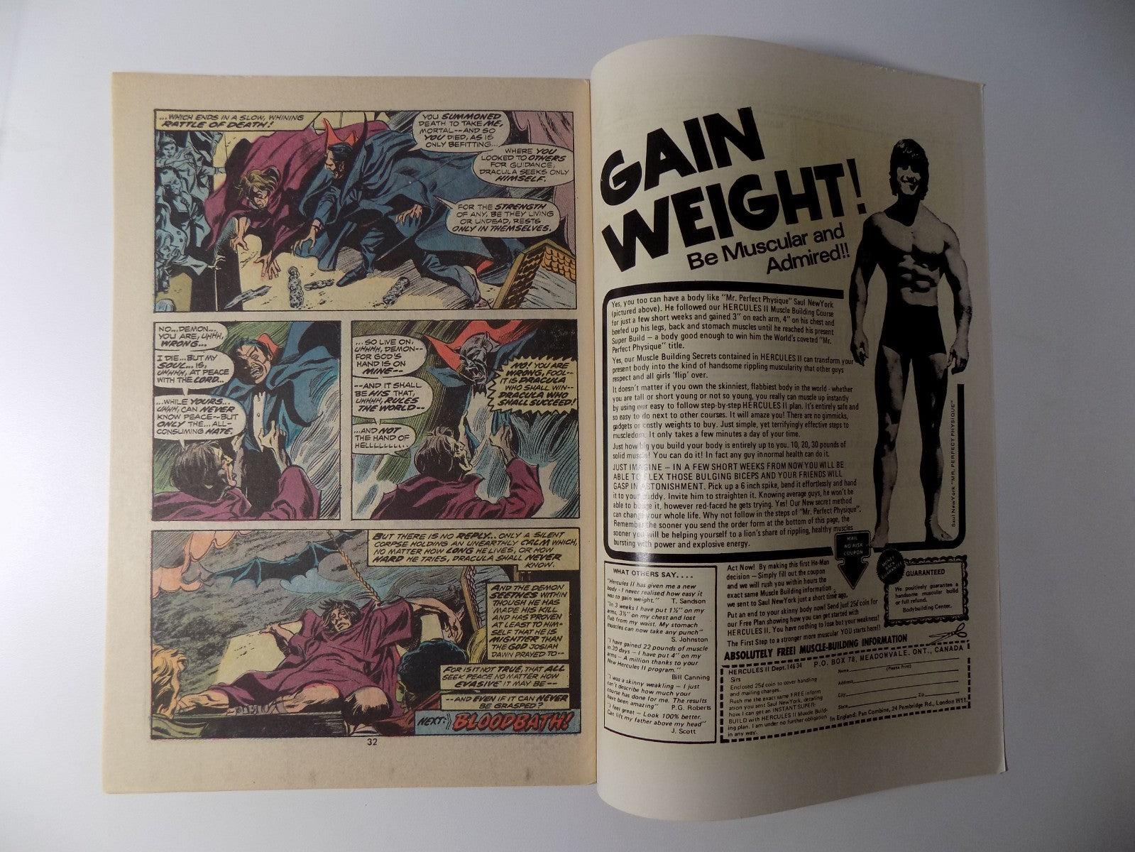 Tomb of Dracula #14 Marvel Comic Very Fine November 1973
