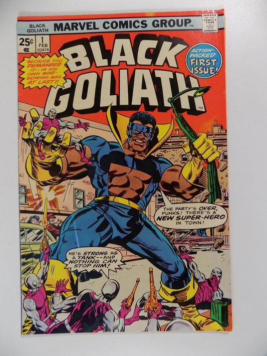 Black Goliath #1 Marvel Comic February 1976 Fine+