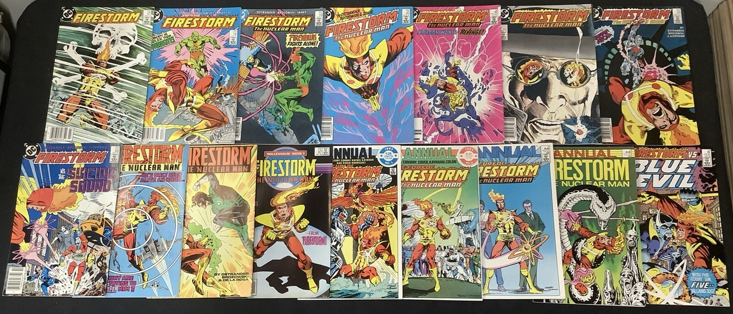 Fury Of Firestorm #1-67 + Annual #1-4 + Blue Devil #23 Complete Comic Set, 1987