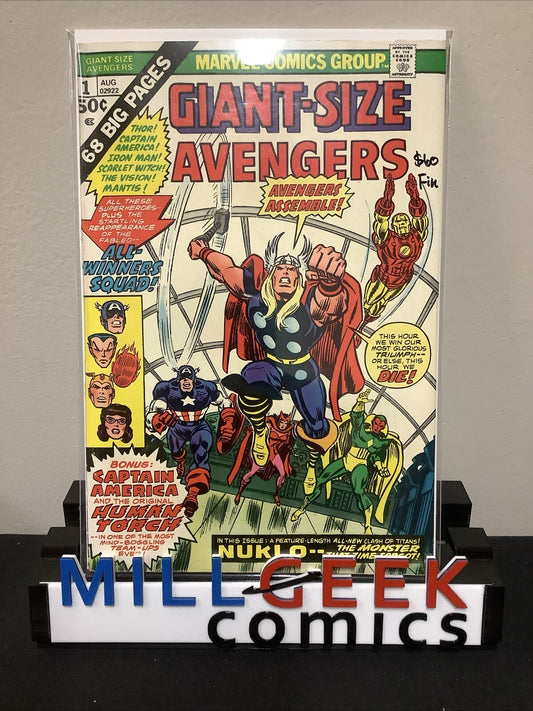 Giant-Size The Avengers #1 (1974) F (6.0) Roy Thomas/Rich Buckler