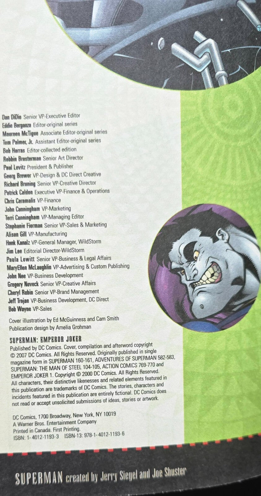 Superman: Emperor Joker TPB (1st printing, 2007)