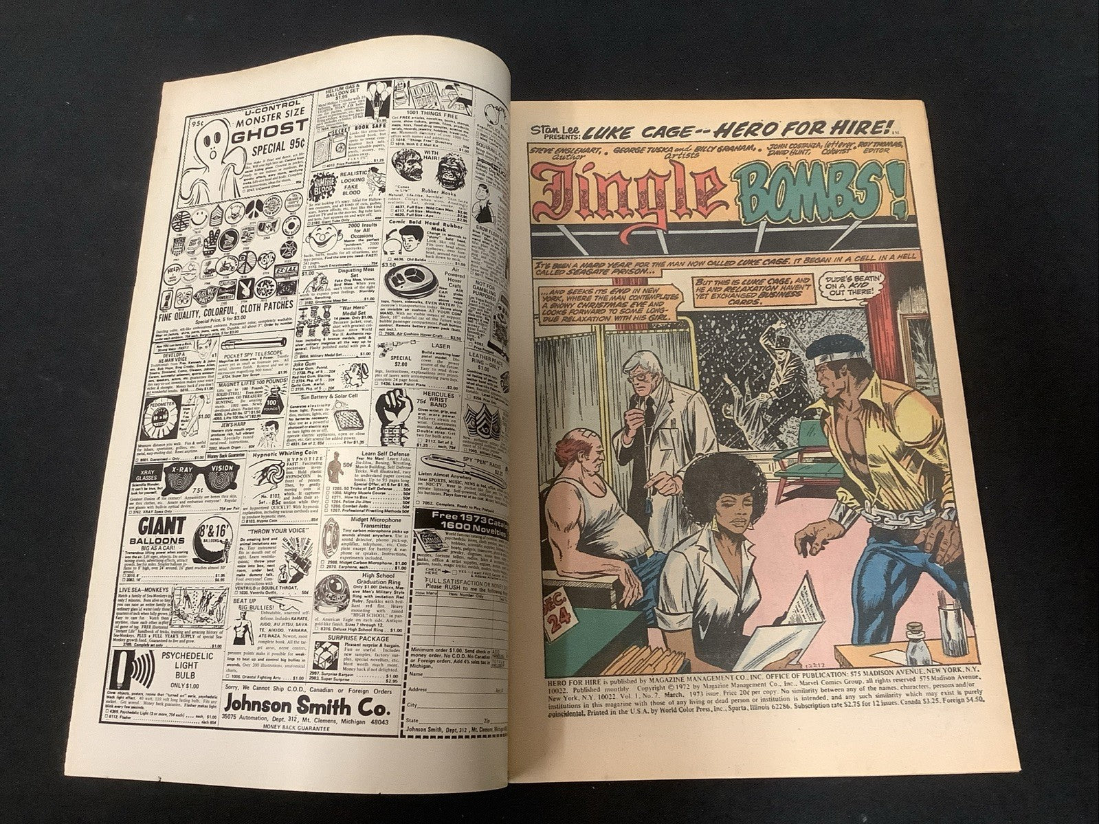 Hero For Hire #7 (Marvel Comics March 1973) VF- (7.5) Englehart/Graham