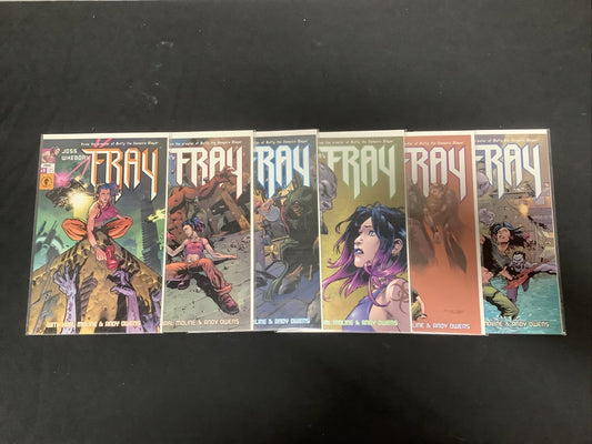 Fray #1-6 comic lot (Dark Horse, 2001-2003) Joss Whedon