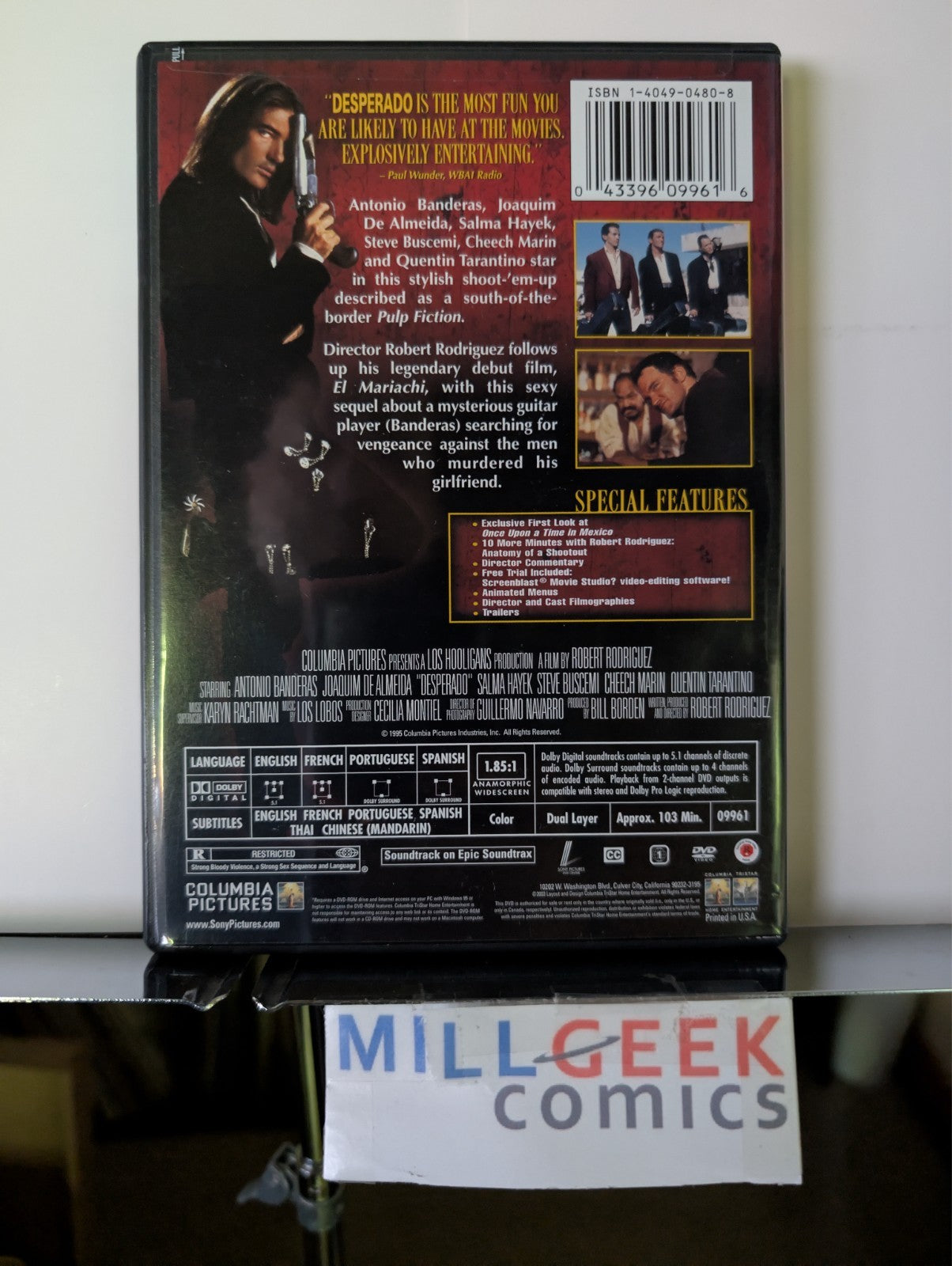 Robert Rodriguez's Mexico Trilogy, 3 DVD Lot (DVD) Like New-JD