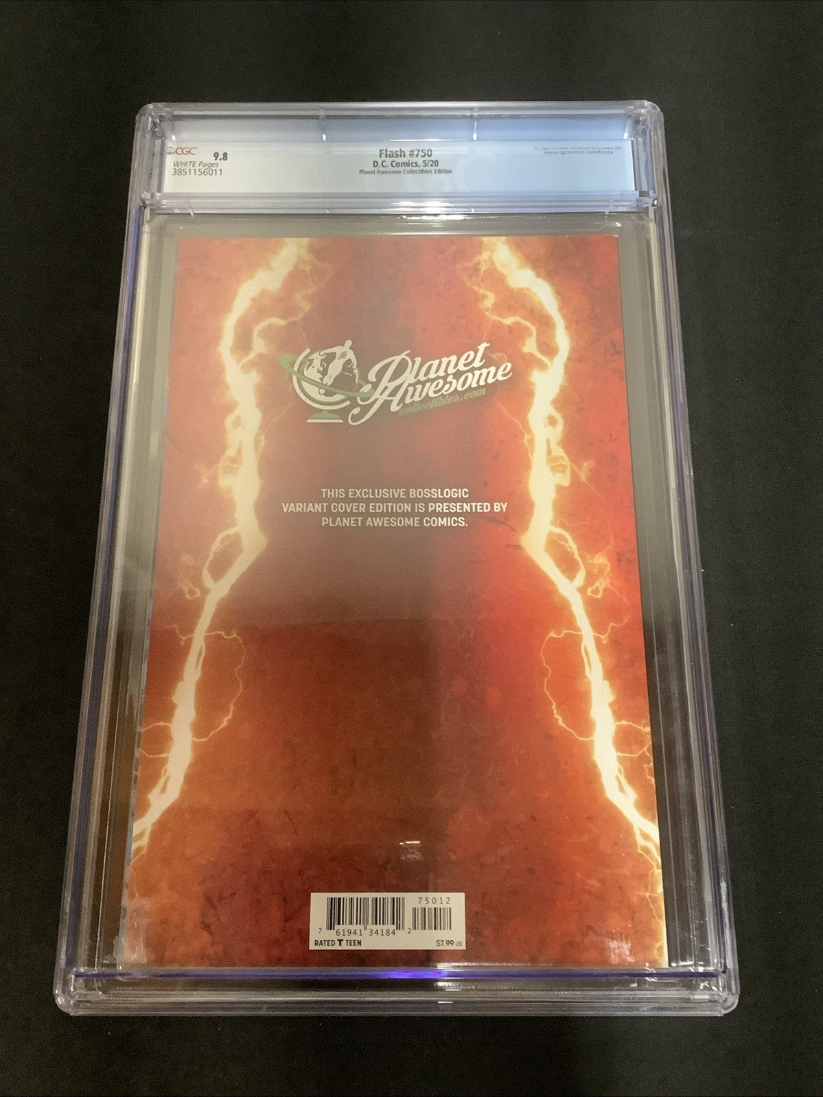 Flash #750 (DC Comics) CGC Graded 9.8 (NM/M) Bosslogic Planet Awesome Variant