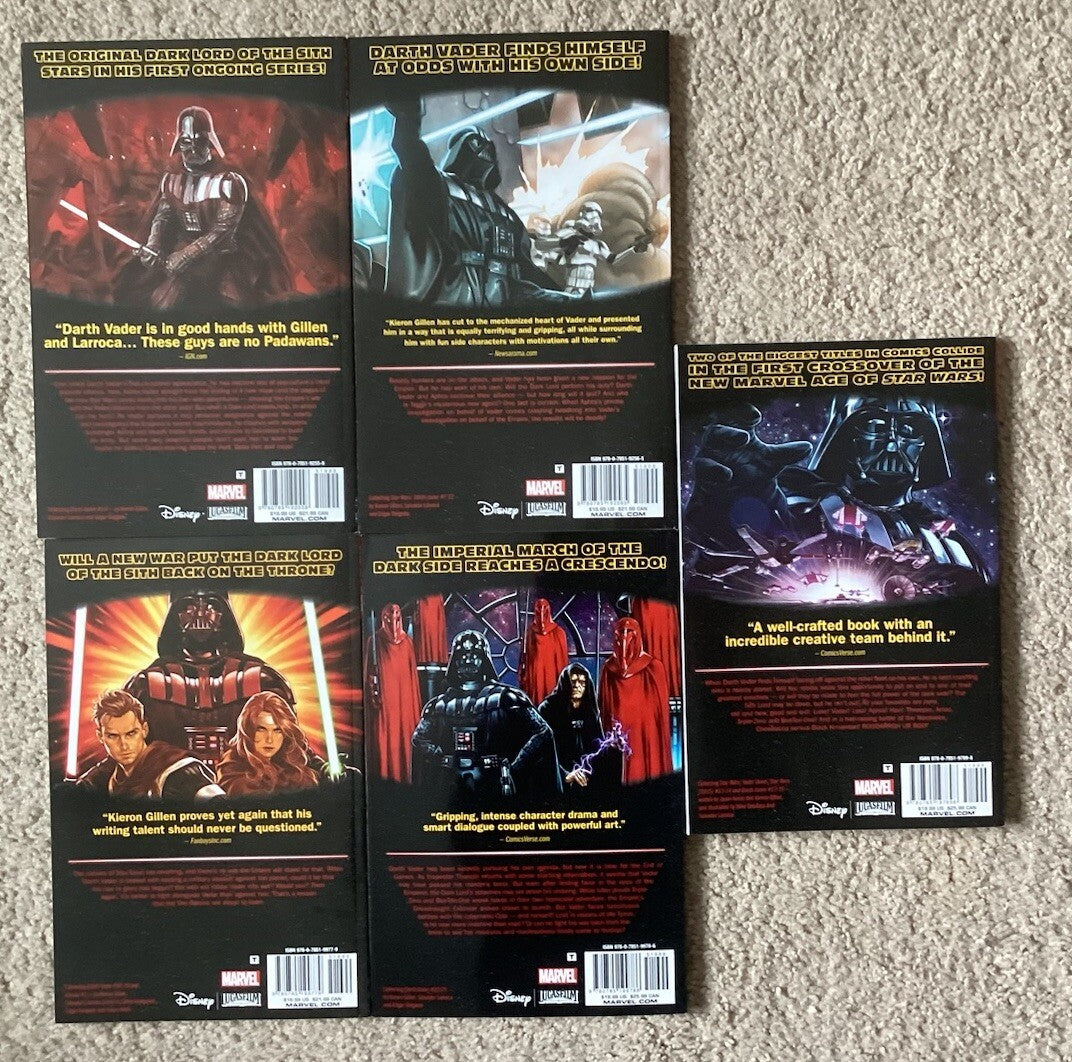 Star Wars Darth Vader Vol. #1 -4 + Vader Down TPB Marvel