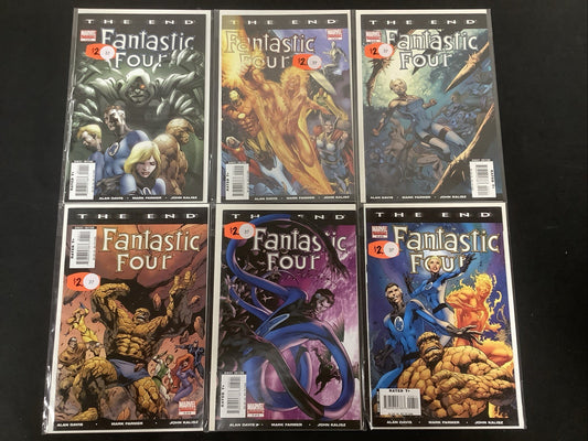 Fantastic Four: the End #1-6 Complete Mini-series, Marvel Comics, Alan Davis