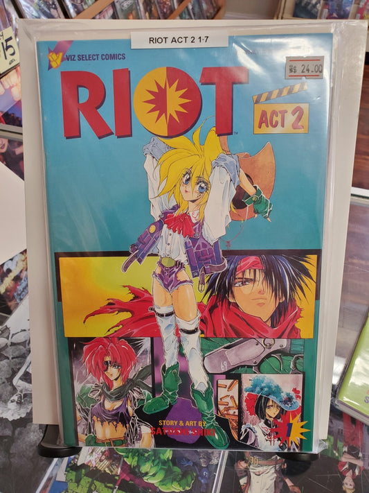 Riot part 2 #1-7 COMPLETE VIZ Comics manga