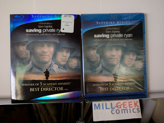 Saving Private Ryan / A Bridge Too Far, 2 Movie WWII Movie Set (Blu-Ray) -JD
