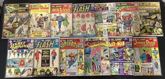 80 Page Giant Magazine #1-13 Comic Lot, DC Comics, 1964, Recollection Of Origins