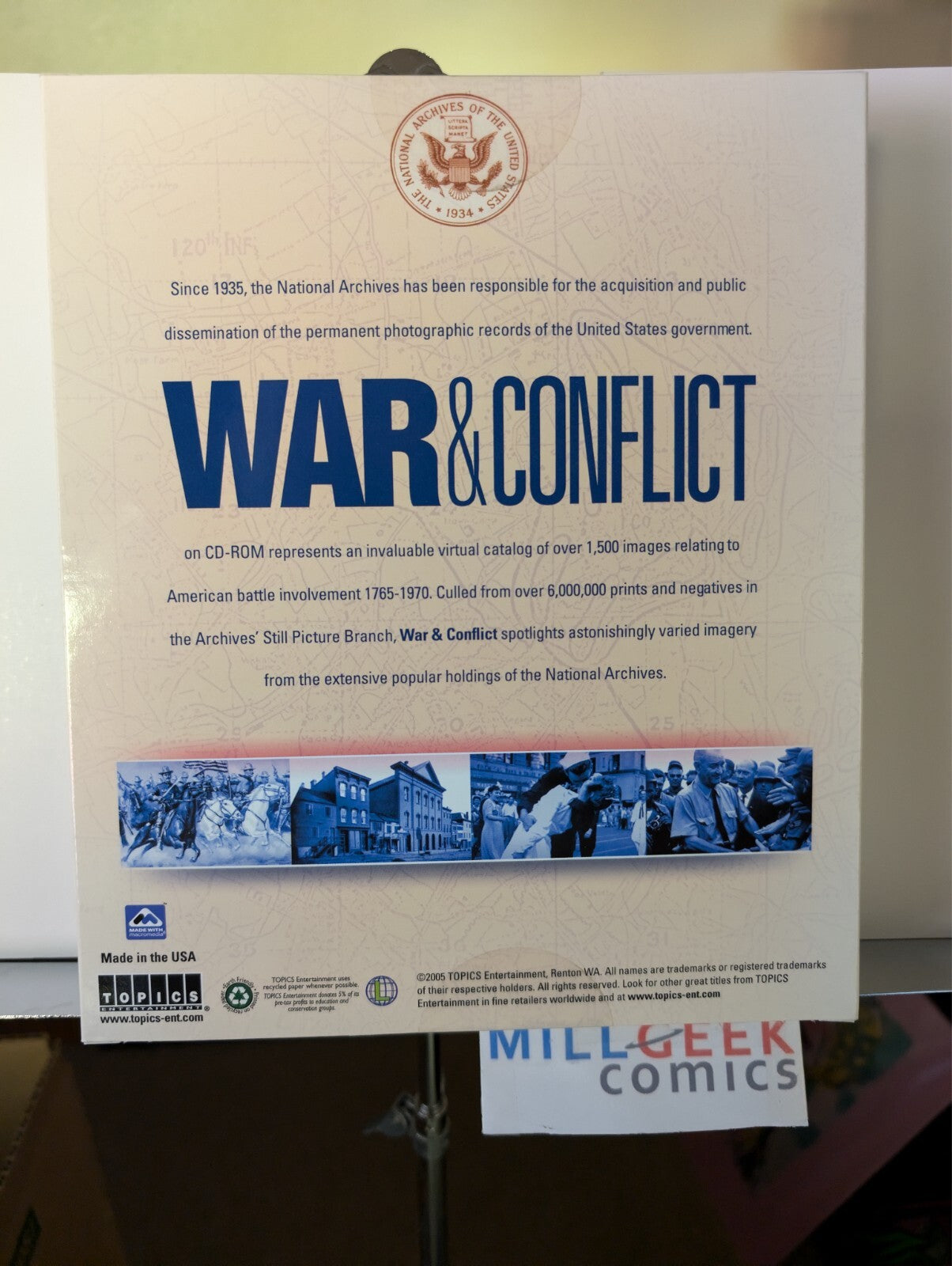 War & Conflict, Big Box Complete SEALED, PC CD-ROM JD