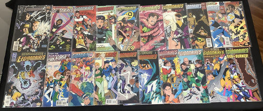 Legionnaires #11-66 + #0 + #1 Million Comic Lot, DC Comics, Adam Hughes Art