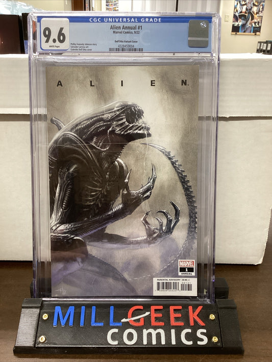 ALIEN ANNUAL (2021) #1 DELL'OTTO 1:25 Variant Cover CGC 9.6