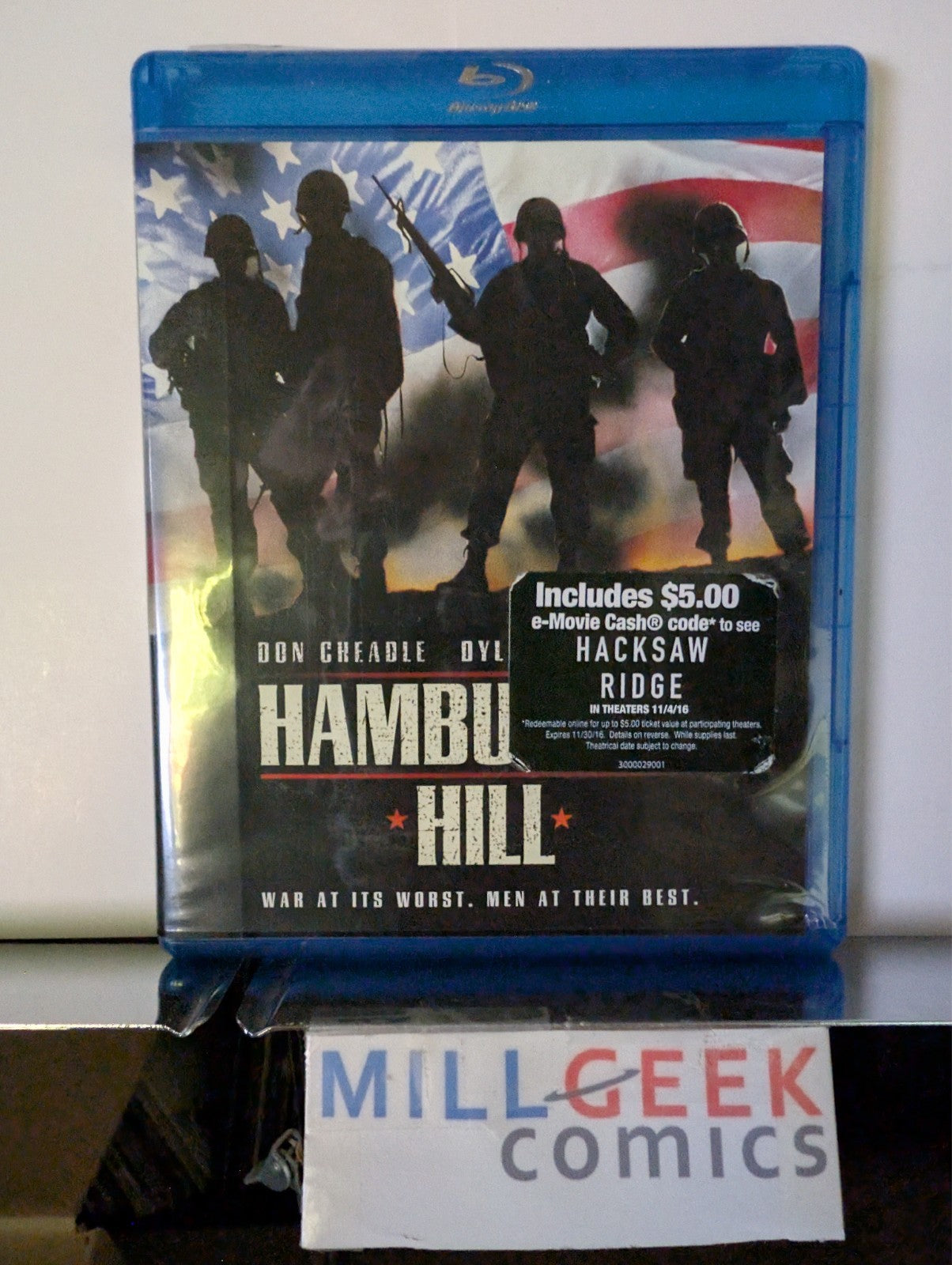 Hamburger Hill, Don Cheadle (Blu-Ray) Like New -JD