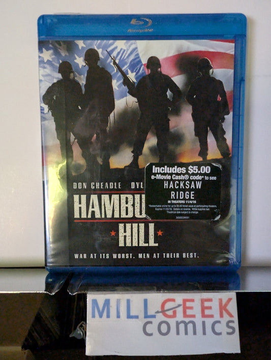 Hamburger Hill, Don Cheadle (Blu-Ray) Like New -JD