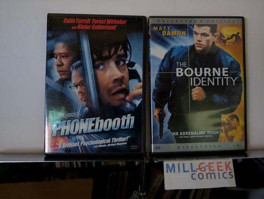 Phone Booth / The Bourne Identity, 2 Movie Set (DVD) Like New-JD