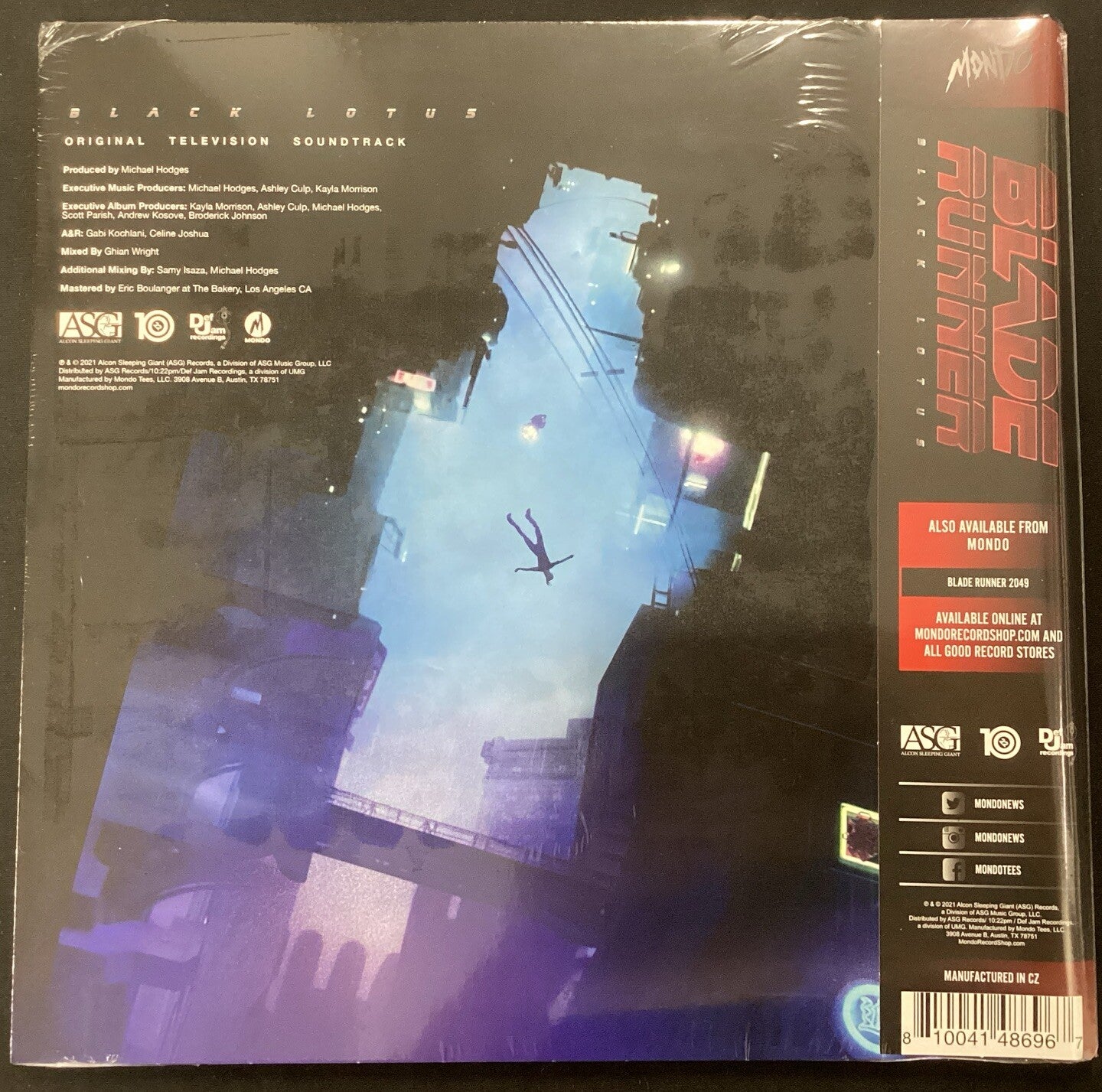 Blade Runner Black Lotus (Neon Magenta Color) New Sealed LP Vinyl Record Album