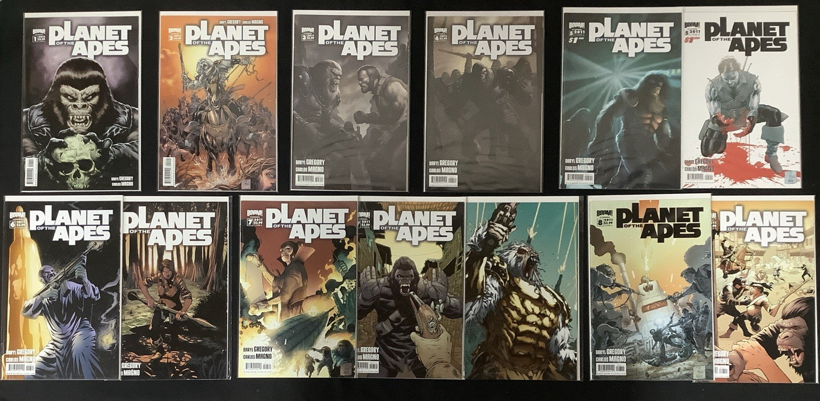 Planet of the Apes Bundle: Betrayal #1-4 + Vol.5 #1-8, Extra Variants, 20 Comics