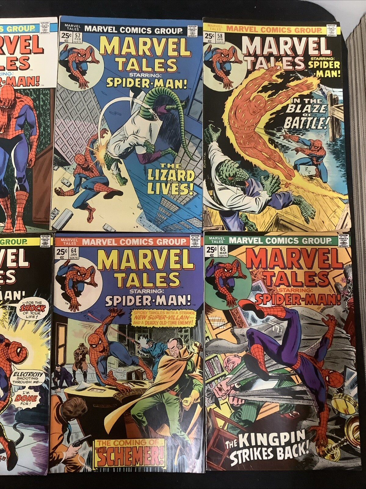 Marvel Tales #52-65 Comic Lot, Reprints Amazing Spider-Man 70, 73, 78, Kingpin